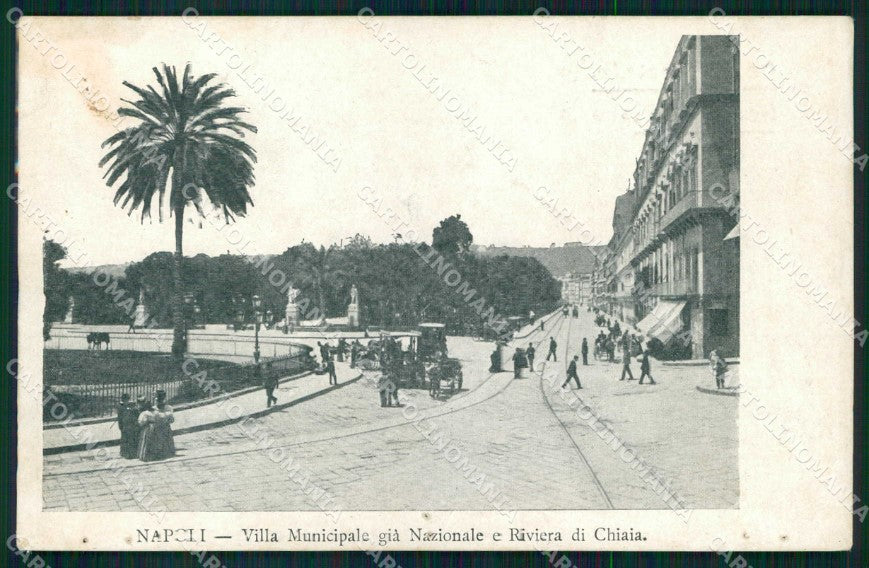 Napoli Città Villa Municipale Riviera Chiaia FORI cartolina MX5175 – fronte