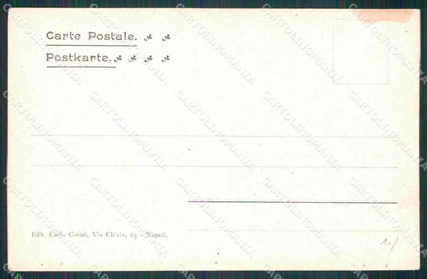 Napoli Città Villa Municipale Riviera Chiaia FORI cartolina MX5175 – retro