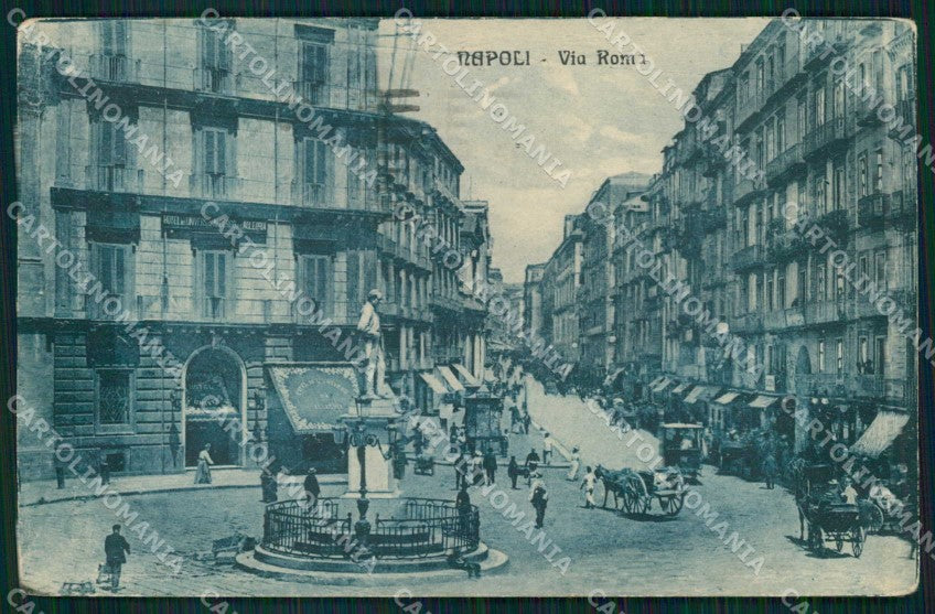 Napoli Città Via Roma cartolina MX5177 – fronte