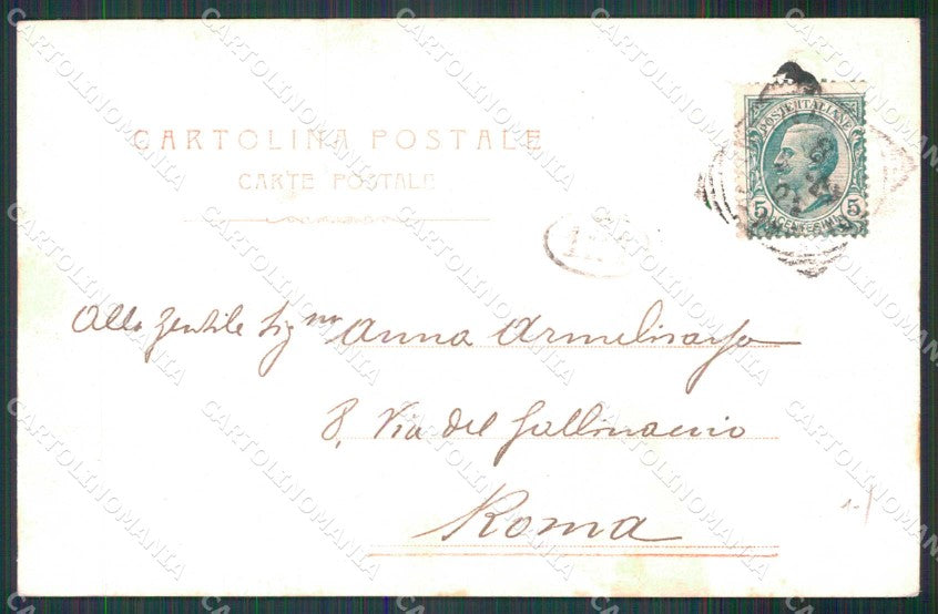 Napoli Città Via Caracciolo Vesuvio cartolina MX5182 – retro