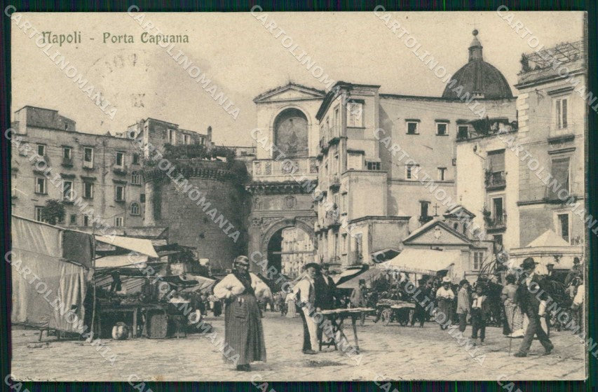 Napoli Città Porta Capuana Mestieri Ragozino 22120 cartolina MX5184 – fronte