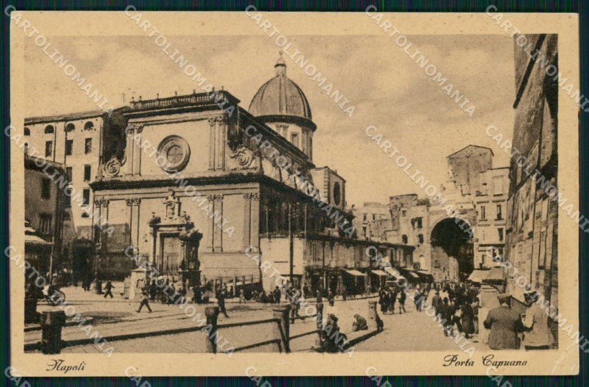 Napoli Città Porta Capuana cartolina MX5188 – fronte