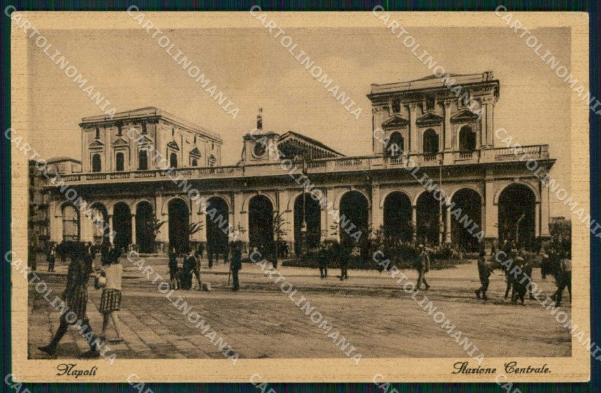 Napoli Città Stazione Centrale cartolina MX5189 – fronte