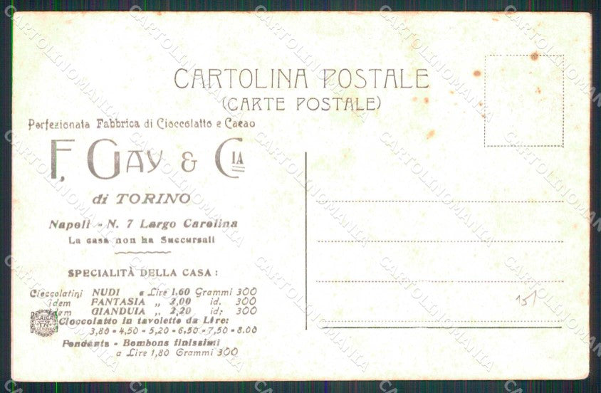 Napoli Città Piazza dei Martiri cartolina MX5197 – retro