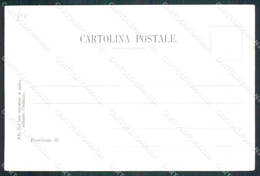 Napoli Città Strada Santa Lucia Tram cartolina MX5201 – retro