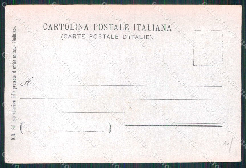 Napoli Città Villa Reale Chiaro di Luna cartolina MX5202 – retro