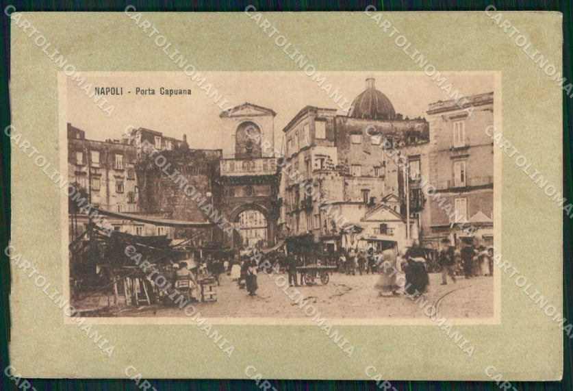 Napoli Città Porta Capuana Mercato cartolina MX5210 – fronte