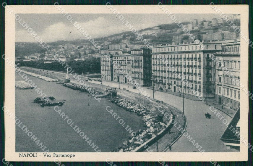 Napoli Città Via Partenope cartolina MX5211 – fronte
