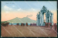Napoli Città Santa Lucia Vesuvio PIEGHINA cartolina MX5214 – fronte