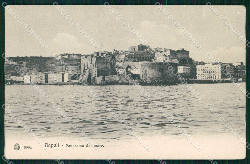 Napoli Città Veduta dal Mare Brunner 8094 cartolina MX5216 – fronte