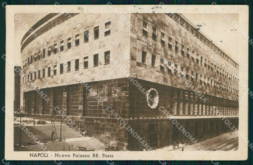 Napoli Città Nuovo Palazzo Poste cartolina MX5223 – fronte
