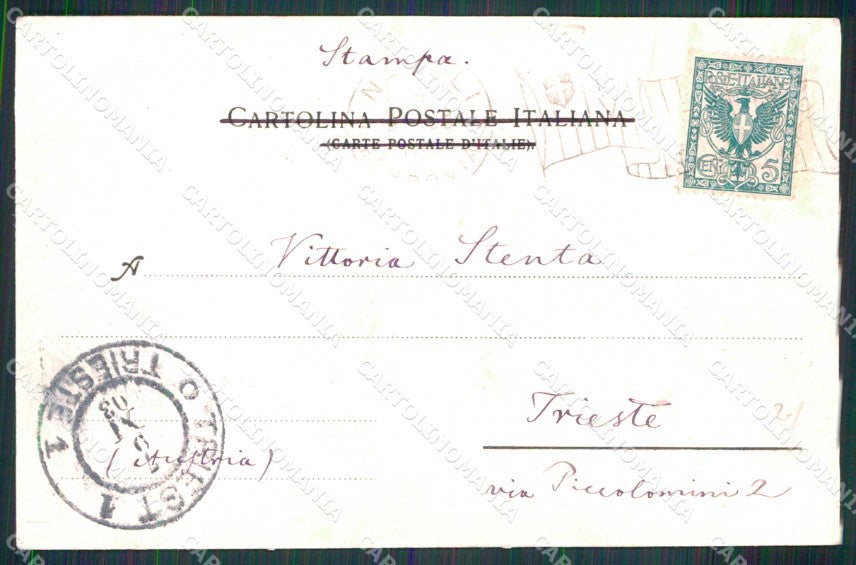 Napoli Città Costumi Carro da Trasporto PIEGHINA Ragozino 4169 cartolina MX5239 – retro