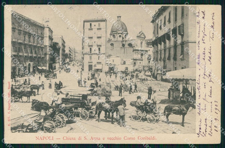 Napoli Città Vecchio Corso Garibaldi Ragozino 377 cartolina MX5243 – fronte