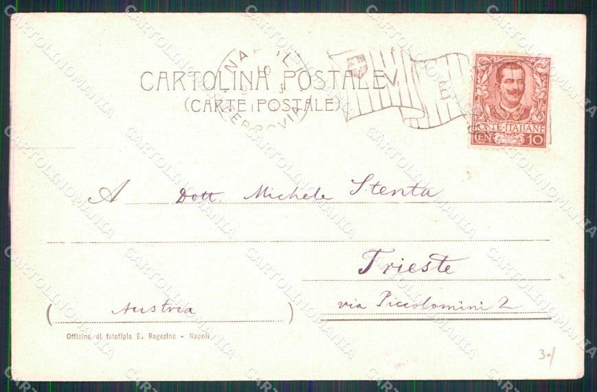 Napoli Città Vecchio Corso Garibaldi Ragozino 377 cartolina MX5243 – retro
