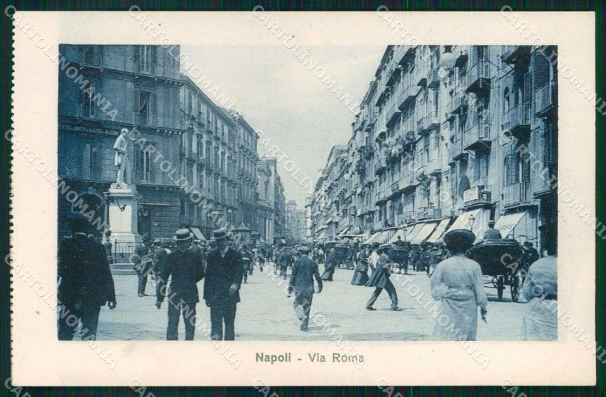 Napoli Città Via Roma FORO cartolina MX5244 – fronte