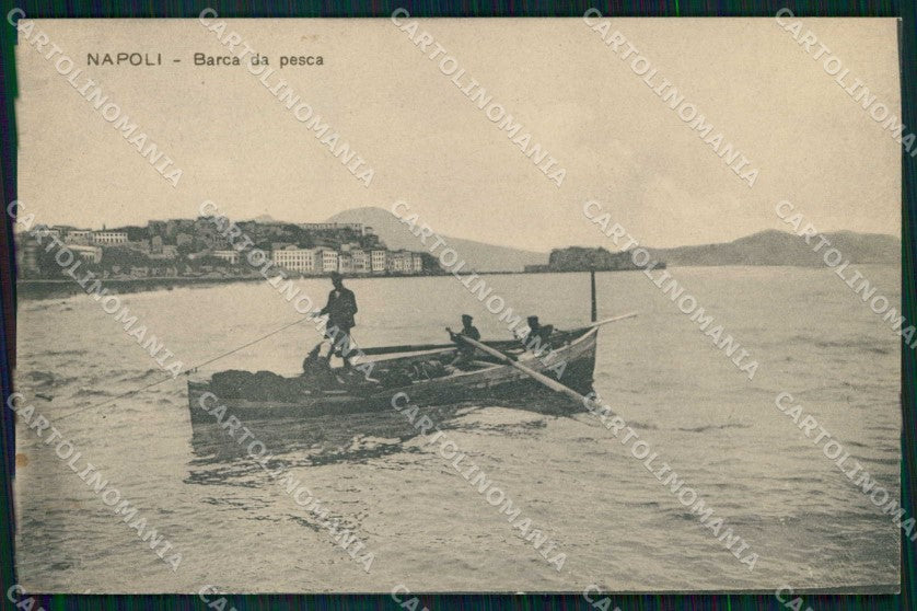 Napoli Città Pescatori in Barca Mestieri Ragozino 23031 cartolina MX5247 – fronte