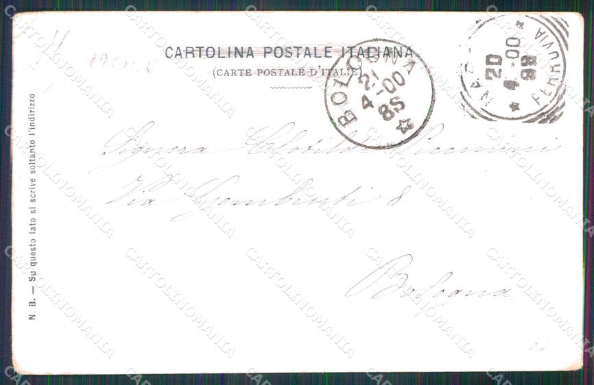 Napoli Città Strada Santa Lucia Fontana Ragozino 10 PIEGHE cartolina MX5259 – retro