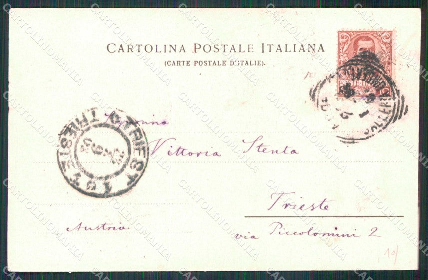 Napoli Città Porto con Barche Ragozino 4173 cartolina MX5261 – retro