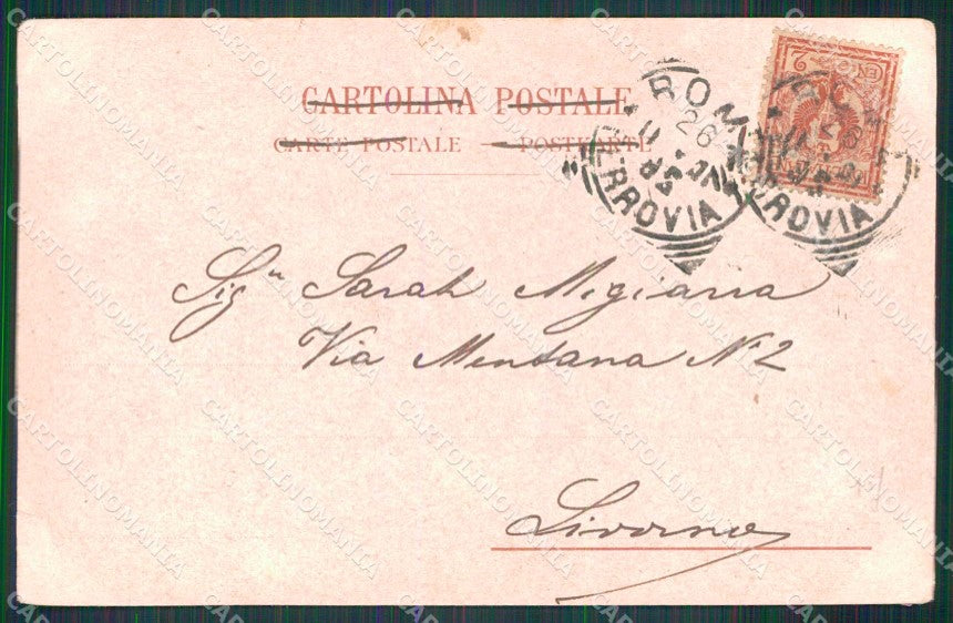 Napoli Città Palazzo Donn Anna Richter 440 Brogi PIEGHINE cartolina MX5267 – retro