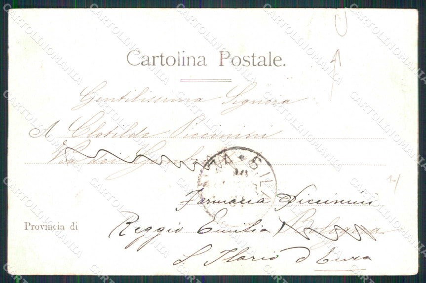 Napoli Città Piazza Plebiscito Stengel 11188 STRAPPINO cartolina MX5271 – retro