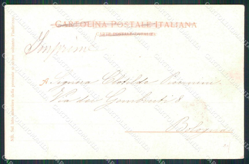 Napoli Città Palazzo Reale Alinari Trenkler 4476 cartolina MX5272 – retro