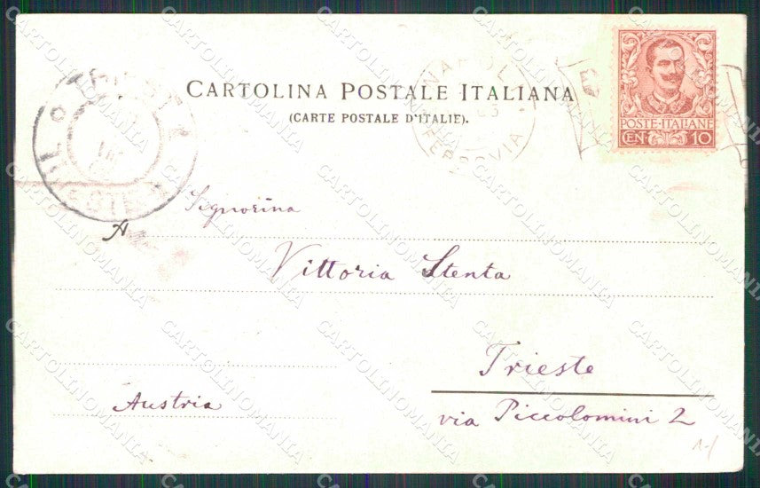 Napoli Città Chiesa Piedigrotta Ragozino 4166 cartolina MX5273 – retro