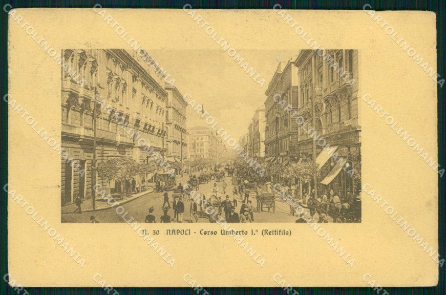 Napoli Città Corso Umberto I Rettifilo cartolina MX5276 – fronte