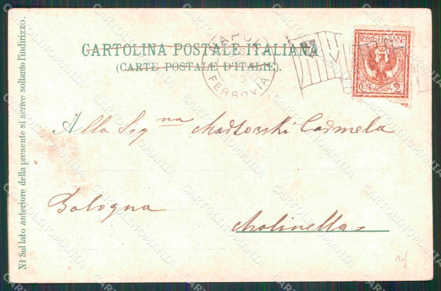 Napoli Città Via Caracciolo Pescatori in Azione Mestieri cartolina MX5279 – retro
