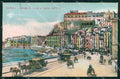 Napoli Città Strada Santa Lucia Castel dell Ovo Tramway cartolina MX5281 – fronte