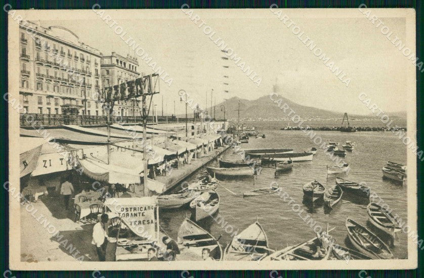 Napoli Città Strada Santa Lucia Vesuvio Ostricaro cartolina MX5300 – fronte