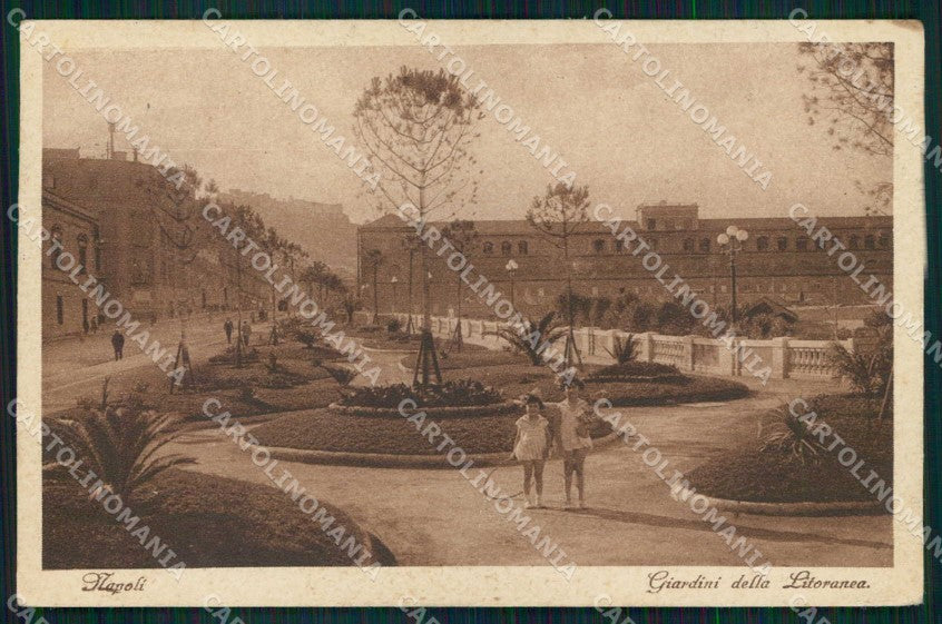 Napoli Città Giardini Litoranea cartolina MX5308 – fronte