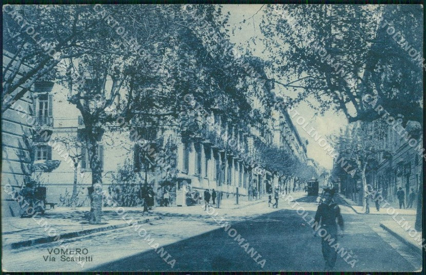 Napoli Città Via Scarlatti Tram Vomero cartolina MX5319 – fronte