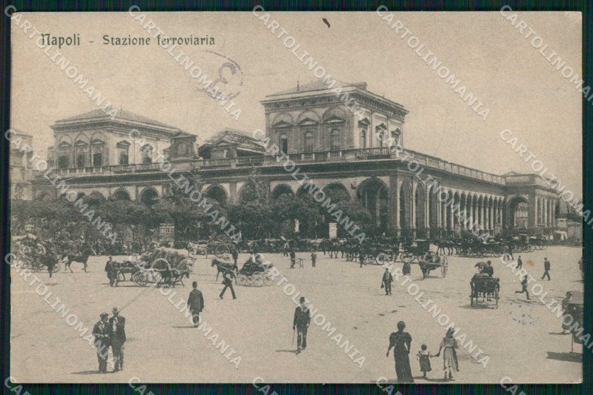 Napoli Città Stazione Ferroviaria Ragozino 25664 cartolina MX5337 – fronte