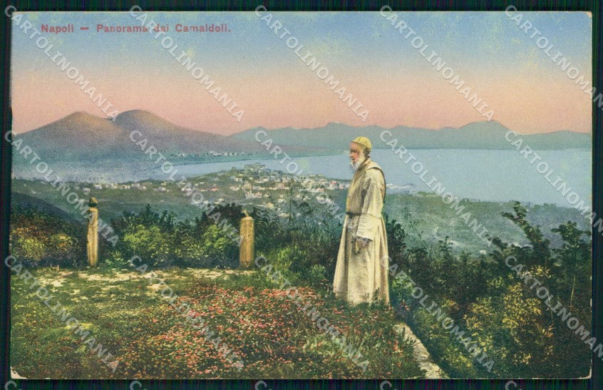 Napoli Città Veduta dai Camaldoli Frate Ragozino 39 cartolina MX5399 – fronte