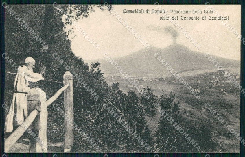 Napoli Città Convento Camaldoli Frate Alterocca 6055 cartolina MX5400 – fronte