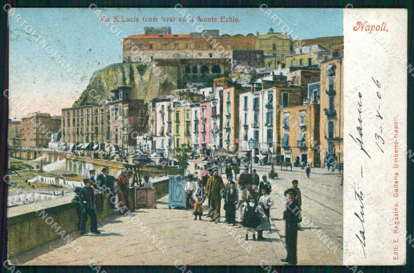 Napoli Città Via Santa Lucia Monte Echio Ragozino 3515 cartolina MX5403 – fronte