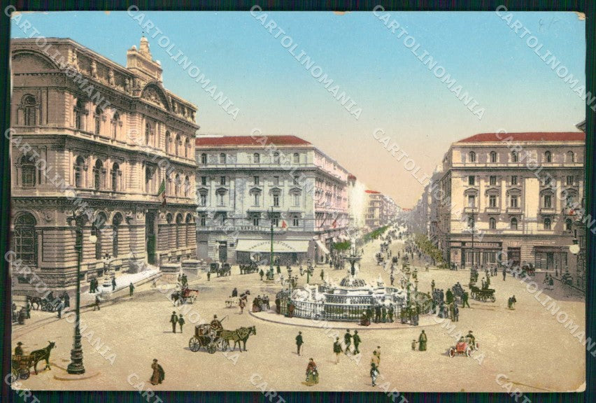 Napoli Città Corso Re d Italia cartolina MX5418 – fronte