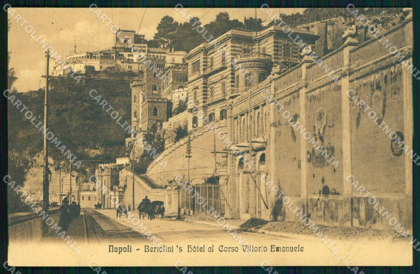 Napoli Città Corso Vittorio Emanuele Alterocca 2706 cartolina MX5429 – fronte