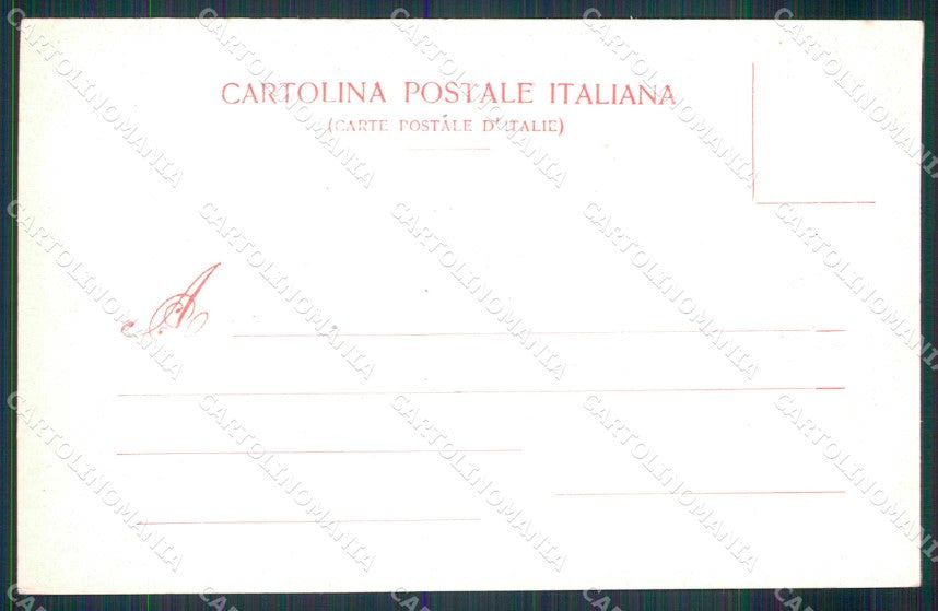 Napoli Città Veduta Vesuvio Barca Ragozino 158 cartolina MX5446 – retro