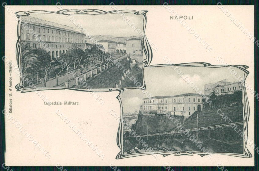 Napoli Città Ospedale Militare cartolina MX5453 – fronte