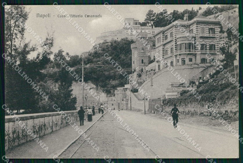 Napoli Città Corso Vittorio Emanuele Brunner 8097 cartolina MX5458 – fronte