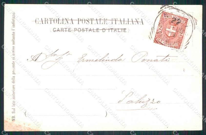 Napoli Città Piazza Depretis al Rettifilo cartolina MX5463 – retro