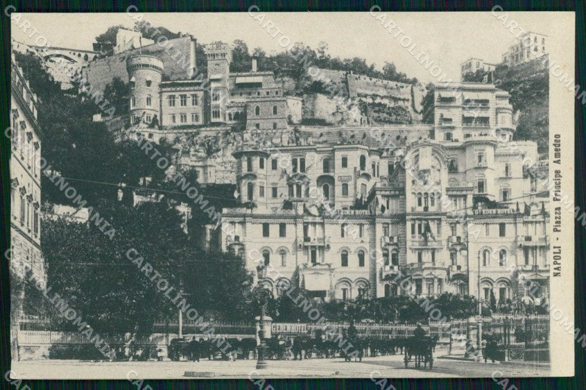 Napoli Città Piazza Principe Amedeo cartolina MX5485 – fronte
