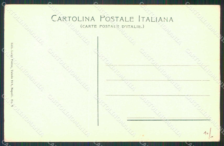 Napoli Città Piazza Municipio cartolina MX5506 – retro