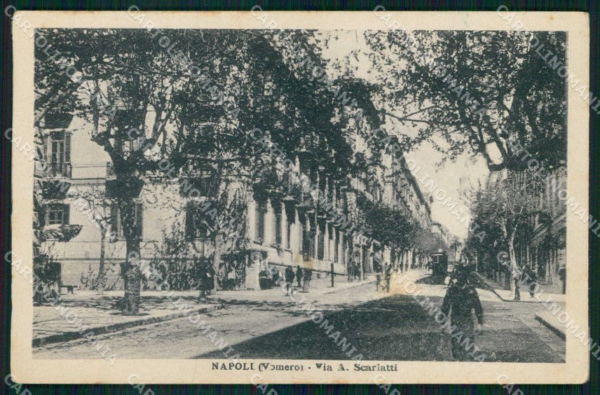 Napoli Città Via Scarlatti Tram Vomero cartolina MX5530 – fronte
