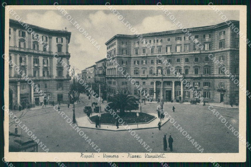 Napoli Città Piazza Vanvitelli Tram Vomero cartolina MX5532 – fronte