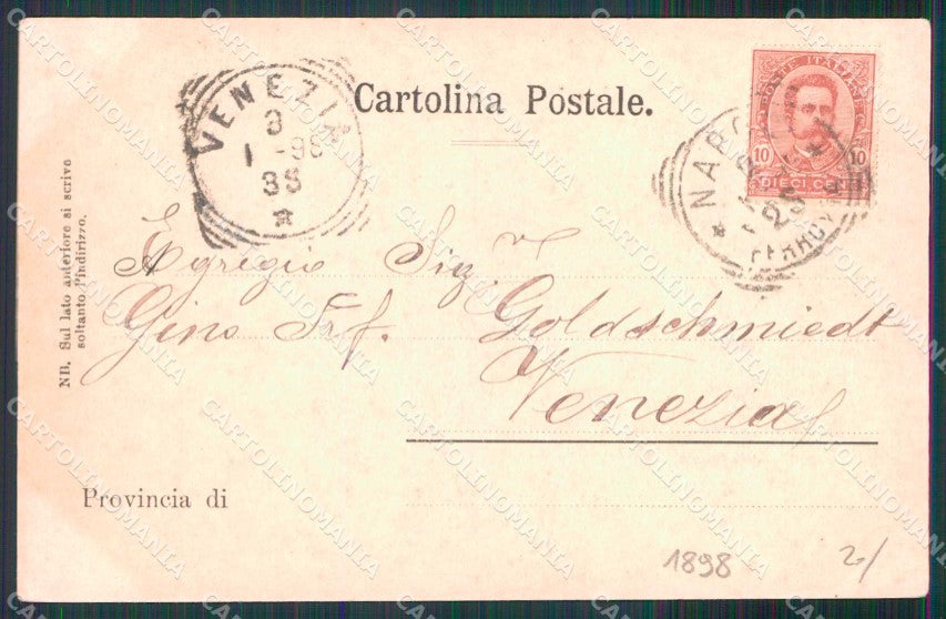 Napoli Città Ritorno Festa Monte Vergine Stengel 11192 cartolina MX5546 – retro