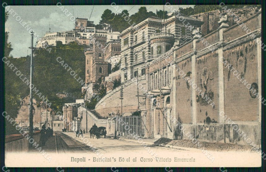 Napoli Città Corso Vittorio Emanuele Alterocca 2706 cartolina MX5561 – fronte