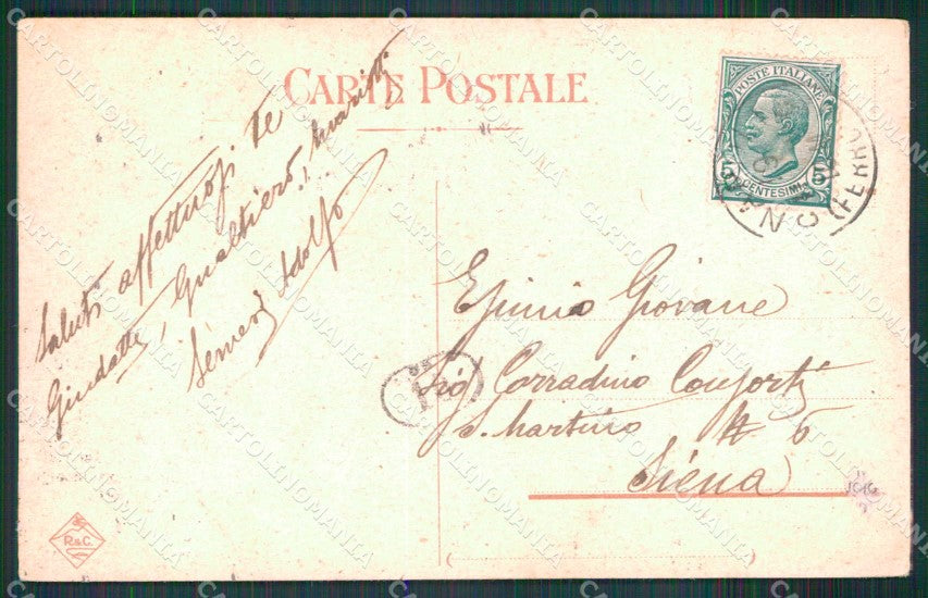 Napoli Città Stazione Marittima cartolina MX5573 – retro