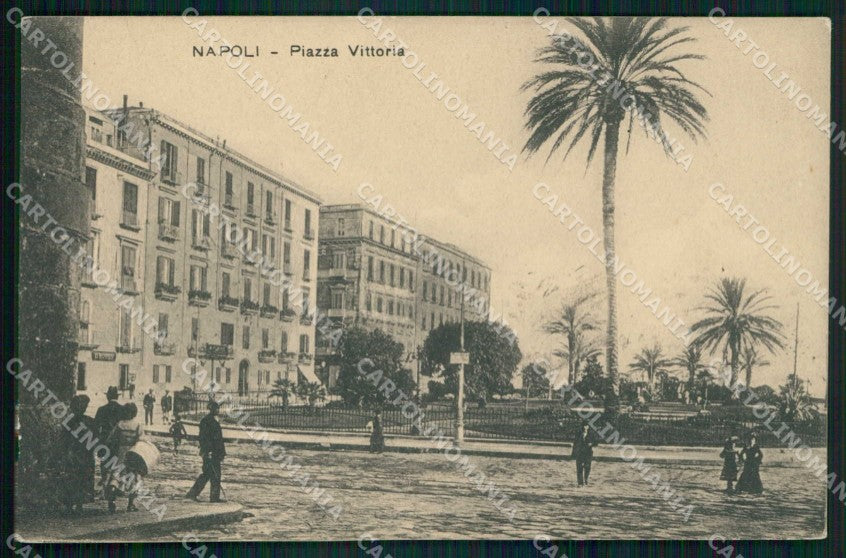 Napoli Città Piazza Vittoria Ragozino 23020 cartolina MX5583 – fronte